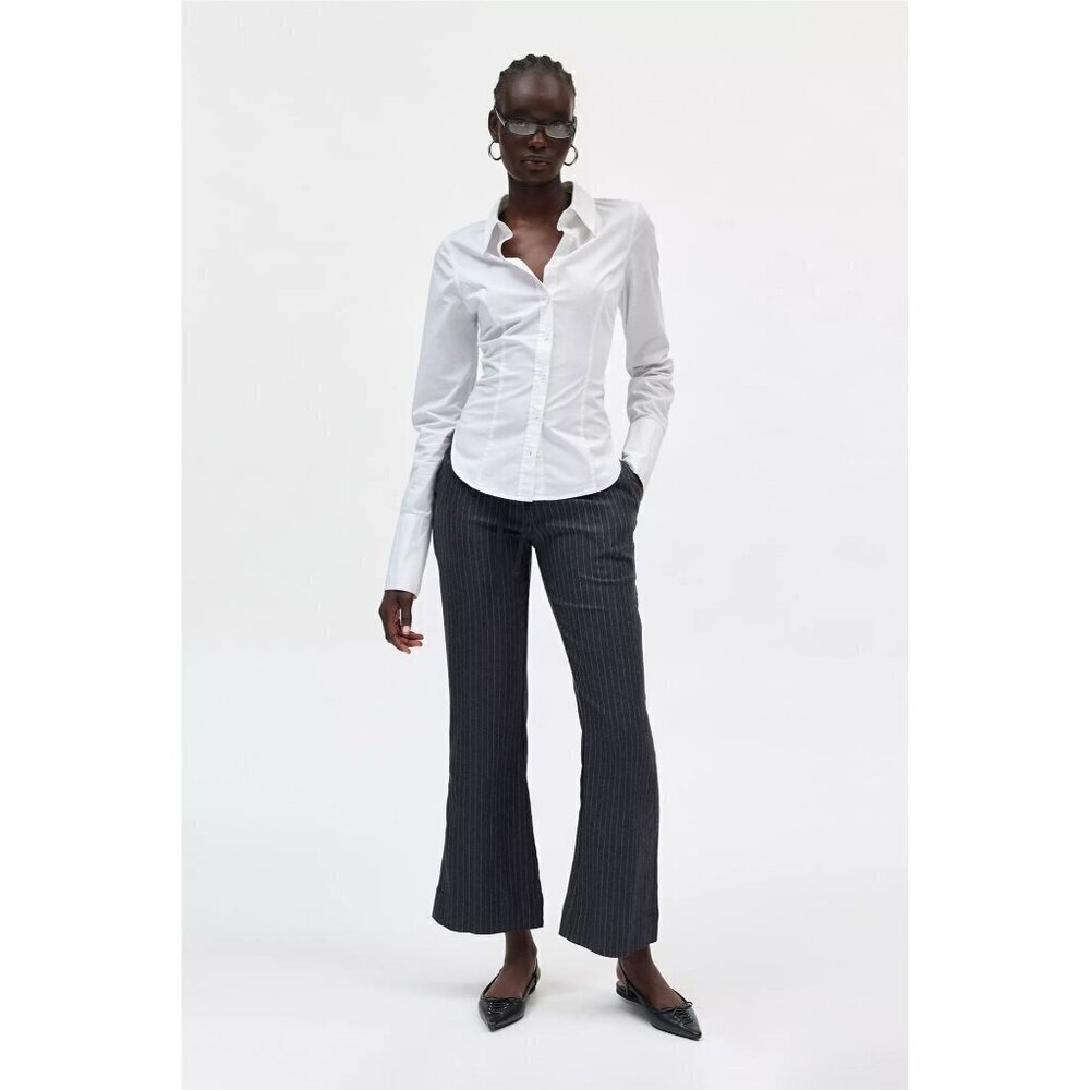 Silence + Noise Amelie Menswear Pull-On Pants Size Large